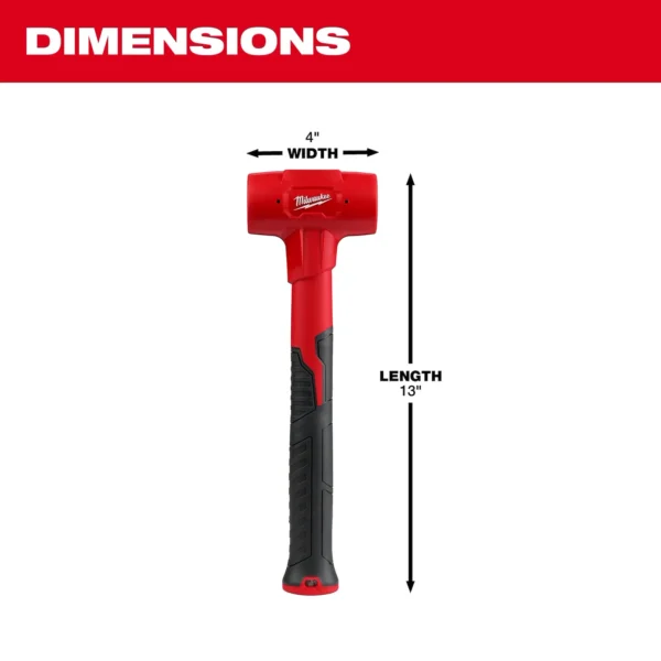 Milwaukee 28oz Dead Blow Hammer - Image 2