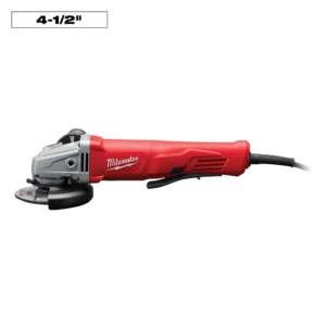 Milwaukee 11 Amp Corded 4-1/2 in. Small Angle Grinder Paddle Lock-On