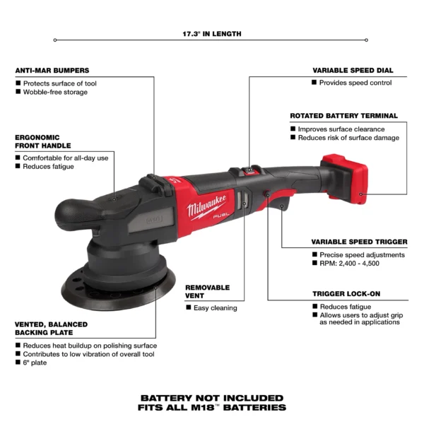 Milwaukee 7" Polisher - Image 2